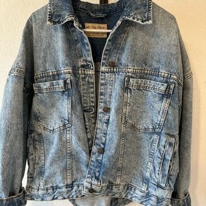 New Free people Jean jacket